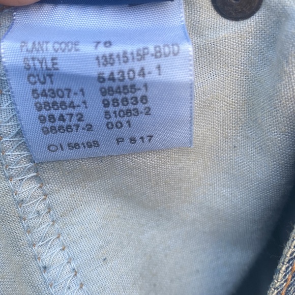 Ralph Lauren 🏇dungarees flare w/ embroidery 🧵on back pockets size 28 - Picture 5 of 10